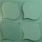 Ekena Millwork 19 5/8in. W x 19 5/8in. H Clover EnduraWall Decorative 3D Wall Panel Covers 2.67 Sq. Ft. WP20X20CVFSM - alternate 1